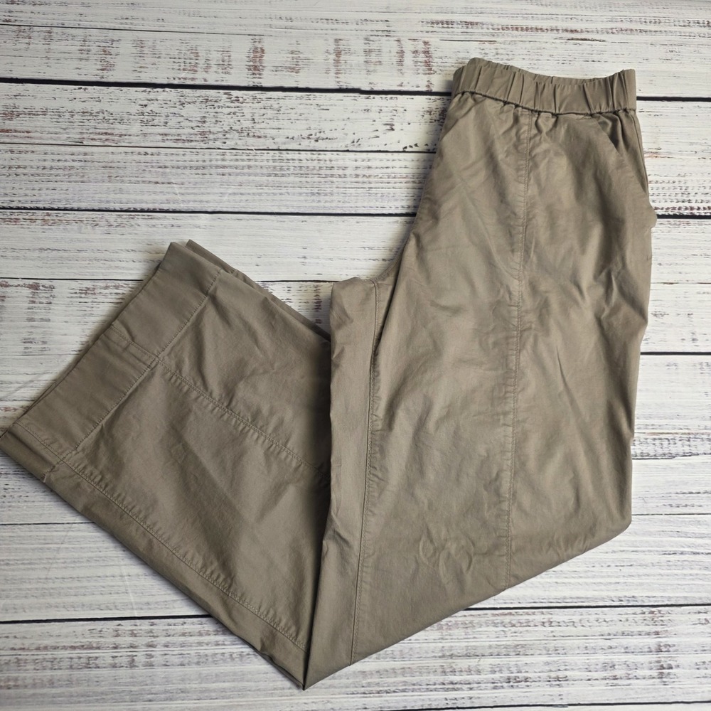 Duluth Trading Summer Weight Chino Pants Womens 14 Beige Khakis Trousers 91406‎